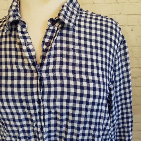 Paradigma blue gingham shirt - Picture 2 of 7